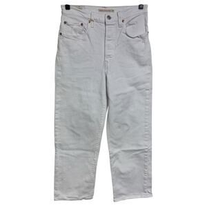 Levi's Premium Ribcage Straight Ankle Jeans Womens Size 27